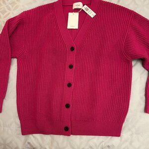 Aritzia Wilfred 100% Merino Wool Storybook Cardigan NWT Size Medium